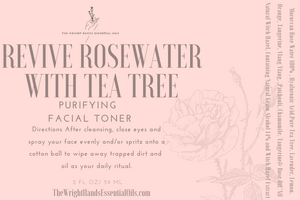 REVIVE ROSEWATER WITH TEA TREE - Purifying Facial Toner