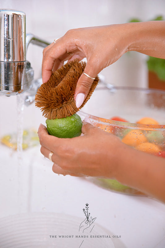 JAPANESE TAWASHI BRUSH  fruits & vegetables brush